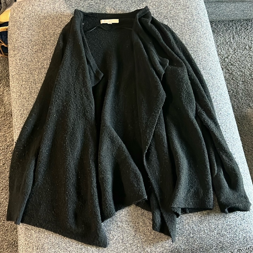 Black cardigan
